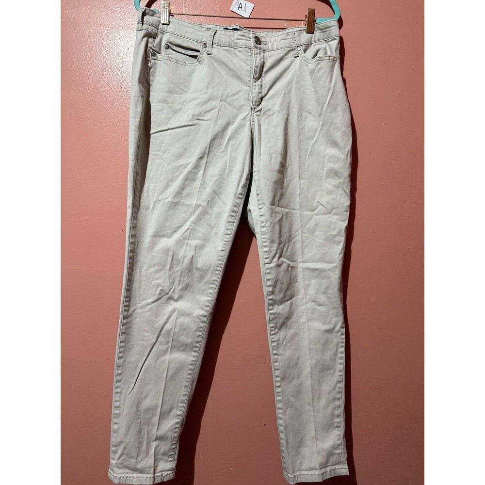 3/$15 Bandolino Womens Jeans Plus 16 Beige Lisbeth Bottoms Pants Basic Solid